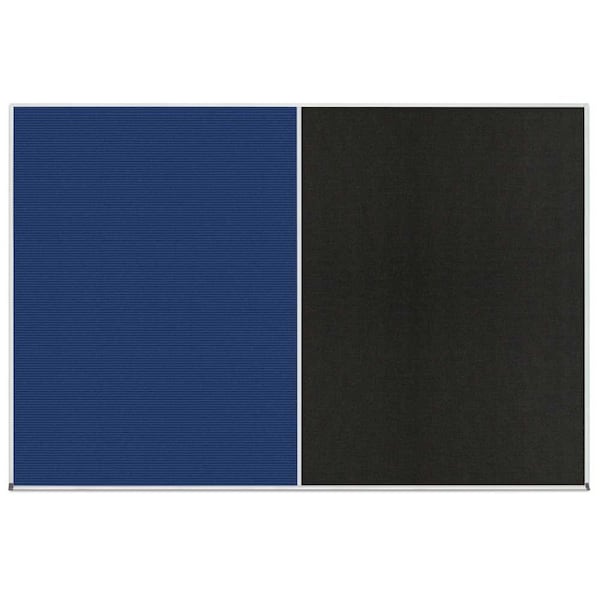 Enclosed Corkboard, 1 Door, 24"x36", 4" Fra